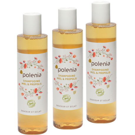 Shampooing bio* miel & propolis x 3