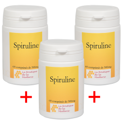 SPIRULINE par 3 flacons de 60 c.