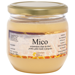 Mico préparation à base de miel pollen gelée royale et propolis