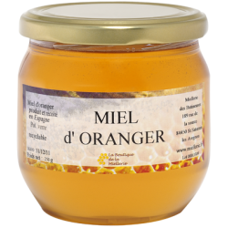 Miel d'Oranger, le pot de 250g